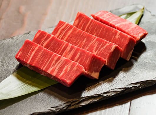 盛り付けされた特選和牛ヘレ