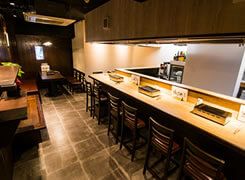 カウンター席の写真