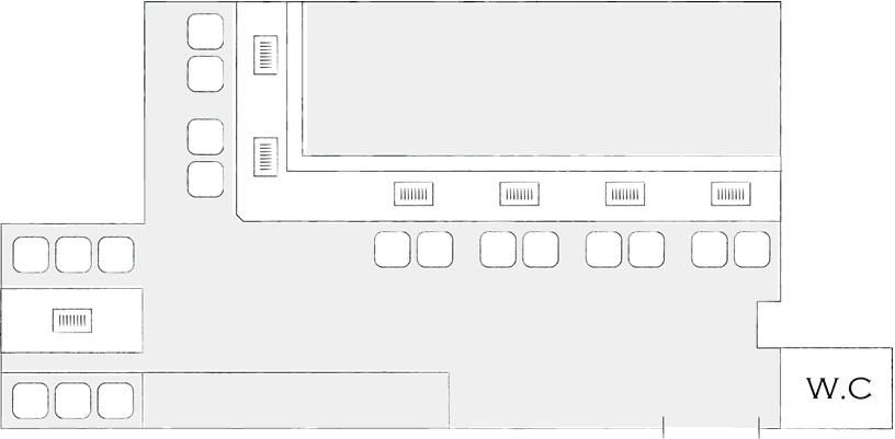 店内の見取り図イメージ